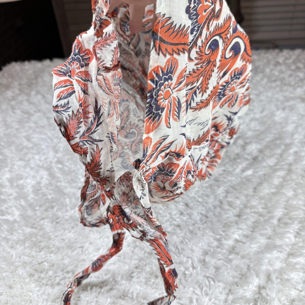 Free People Tote Bag Womens Floral Boho Slouch Shoulder Purse Market Lightweight - Picture 8 of 10